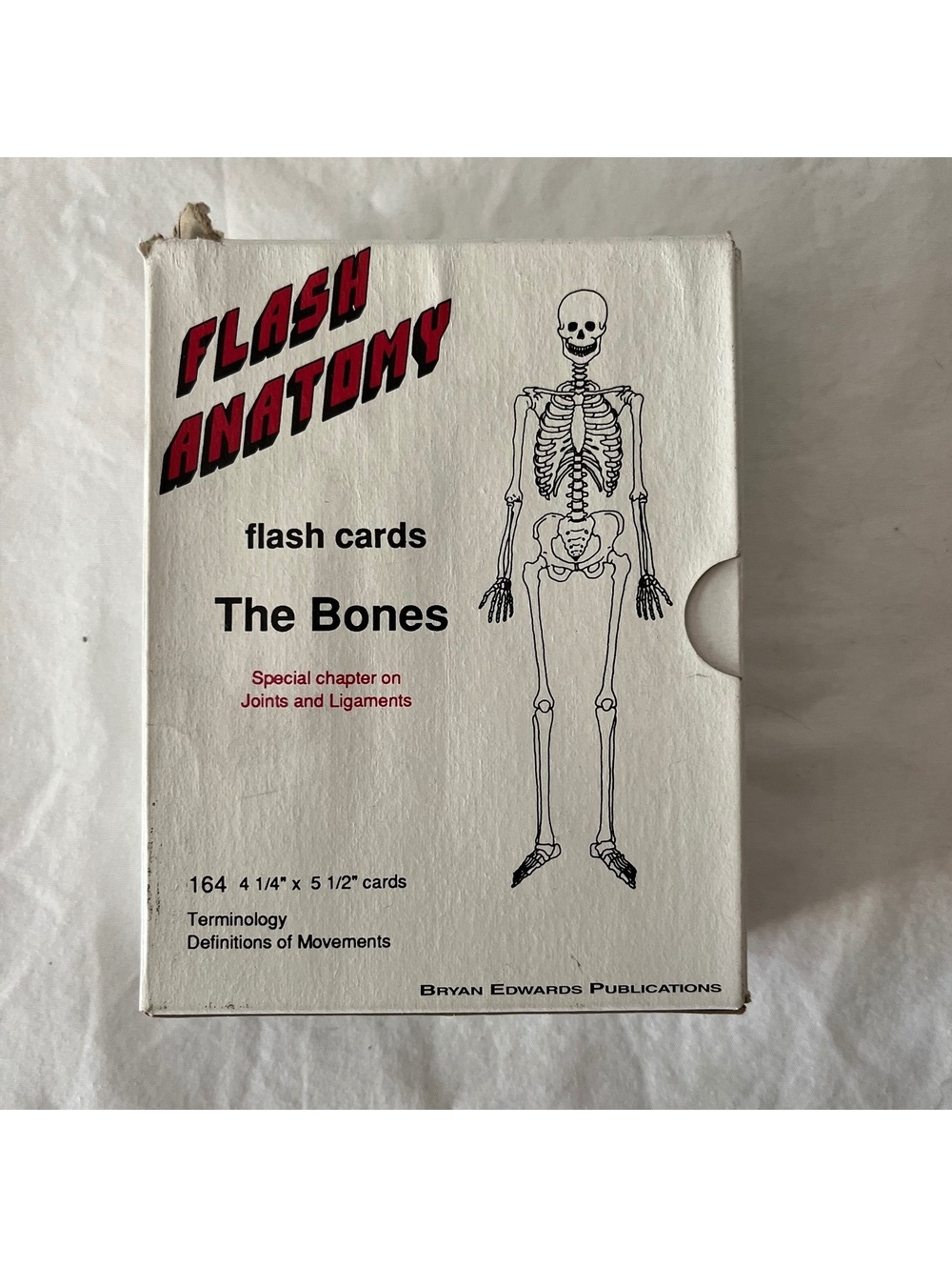 Vintage Flash Anatomy The Bones Flash Cards Complete Set - Excellent Condition